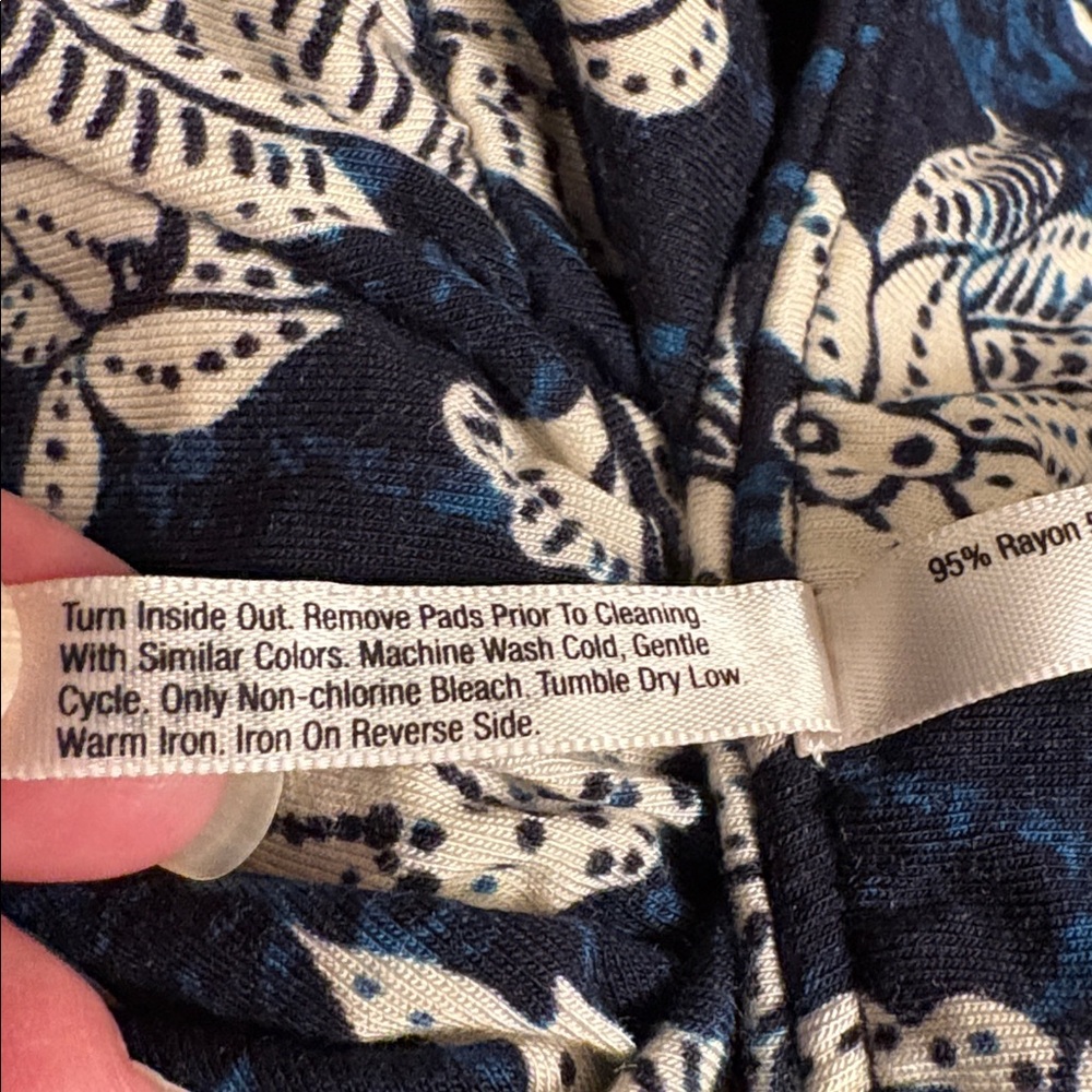 Soma Black, blue and Cream Floral Maxi halter Dress - Picture 7 of 8